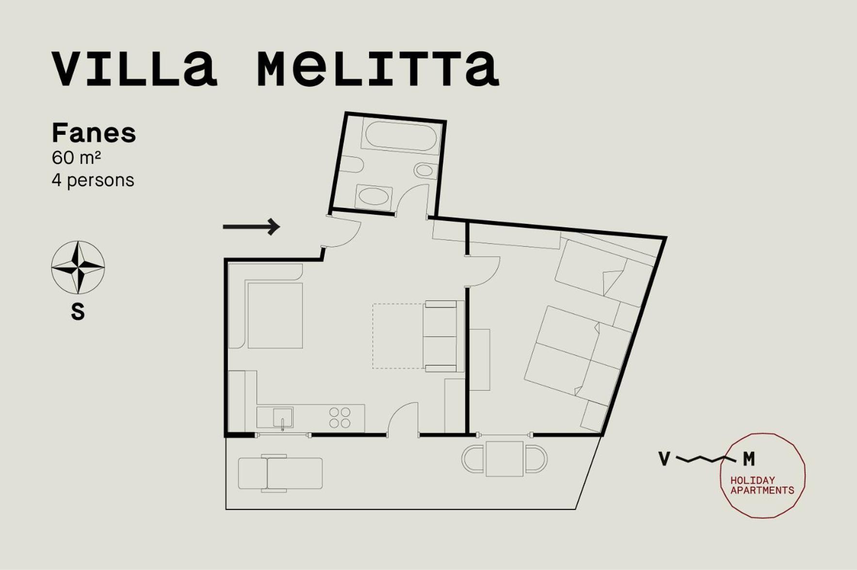 Villa Melitta 산 비질리오 디 마레베 객실 사진